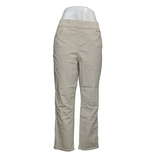 NWT Gloria Vanderbilt Womens Pull-On Crop Pants Mid Rise Iovry Size 12 $60 2B080 - Picture 1 of 2